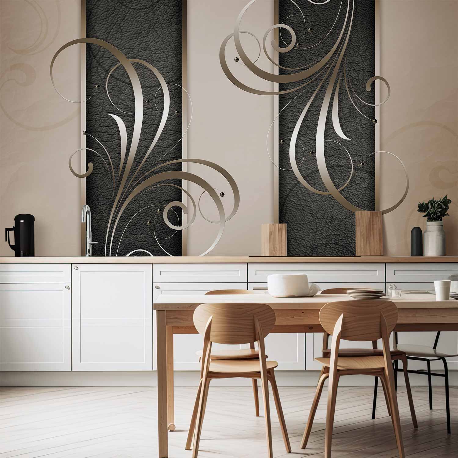 Romantic Baroque Ornament Pattern Wall Mural