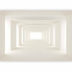 3D Geometric Corridor Abstract Wall Mural