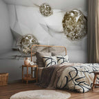 Abstract Diamond Geometric 3D Wall Mural