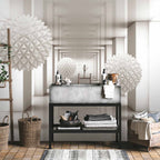 3D Geometric Corridor Sci-fi Wall Mural