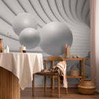 3D Tunnel Perspective Modern Wall Mural