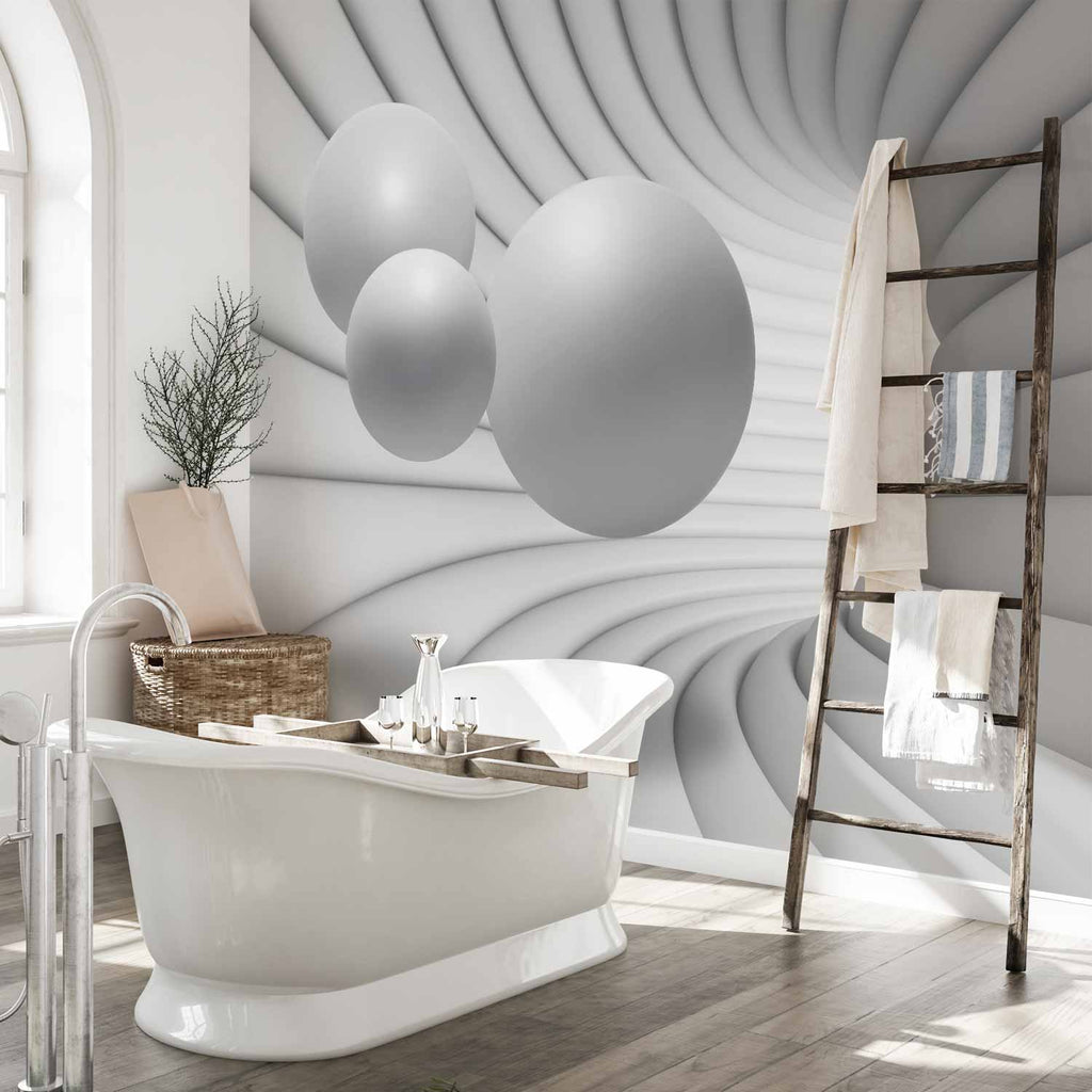 3D Tunnel Perspective Modern Wall Mural