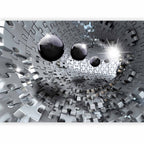 Abstract Puzzle Tunnel 3D Wall Mural