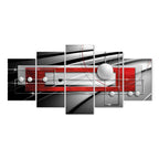 Modern Symmetry Abstract Geometric Canvas Print