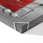 Modern Symmetry Abstract Geometric Canvas Print