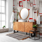 Concrete Texture Geometric Wallpaper