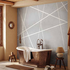 Modern Cobweb Geometric Wall Mural