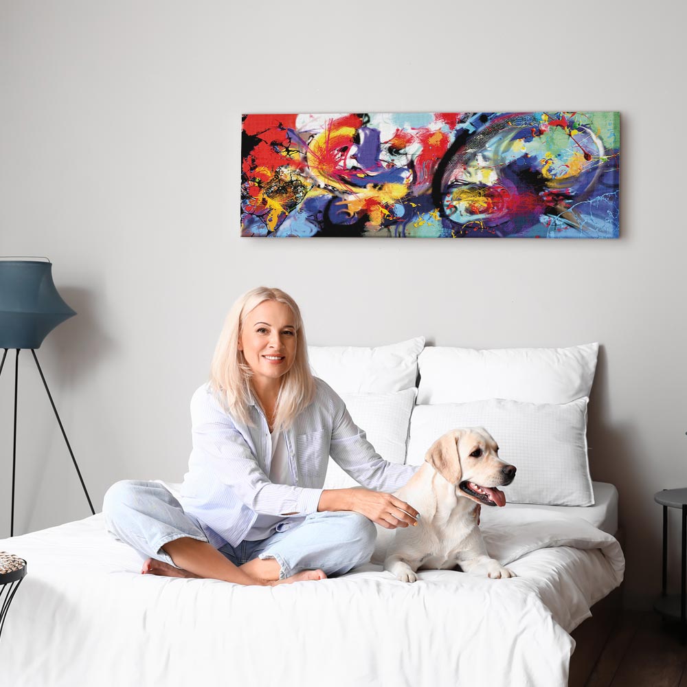 Colourful Abstract Immersion Canvas Print