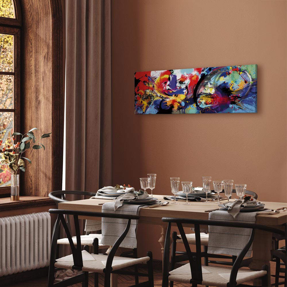 Colourful Abstract Immersion Canvas Print