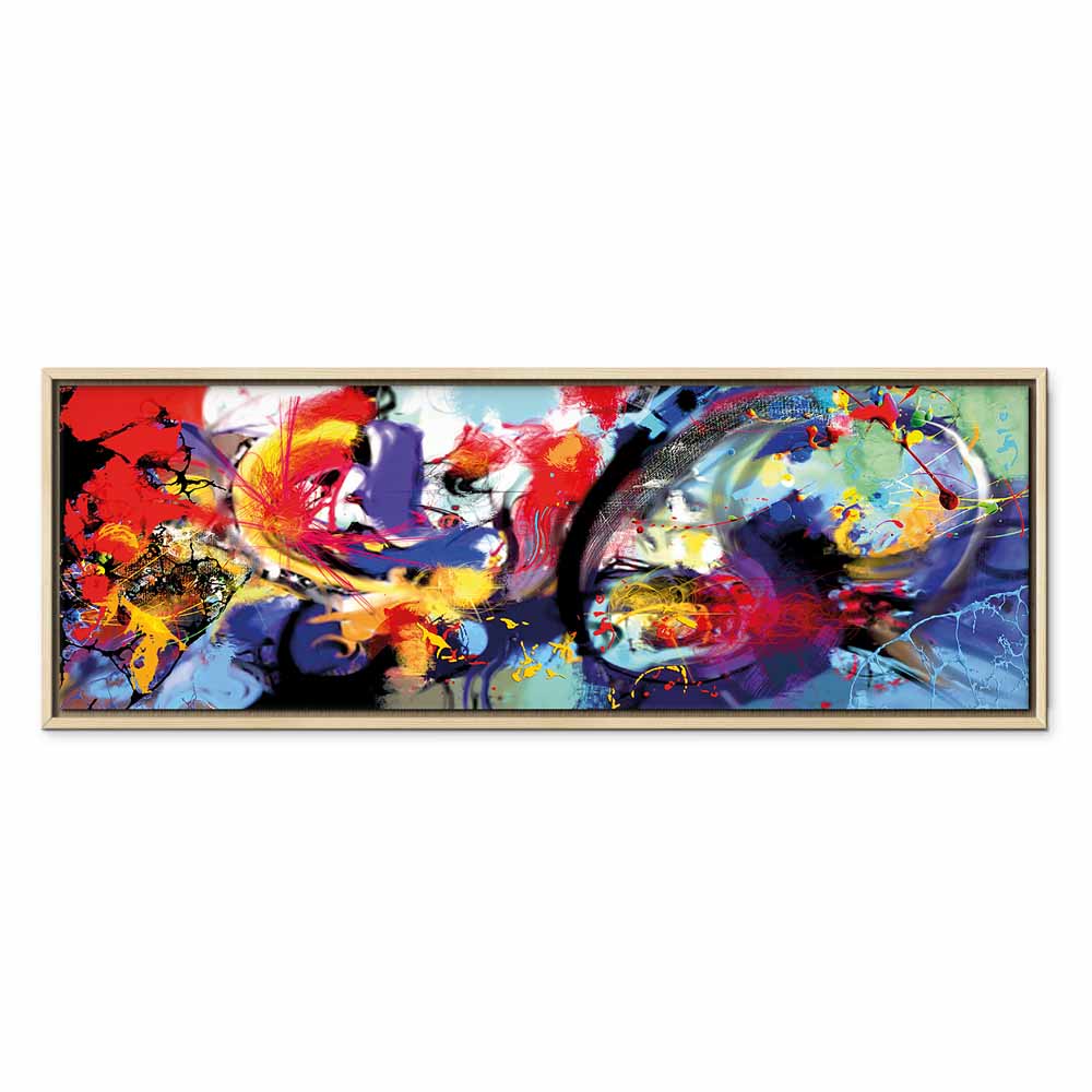 Colourful Abstract Immersion Canvas Print