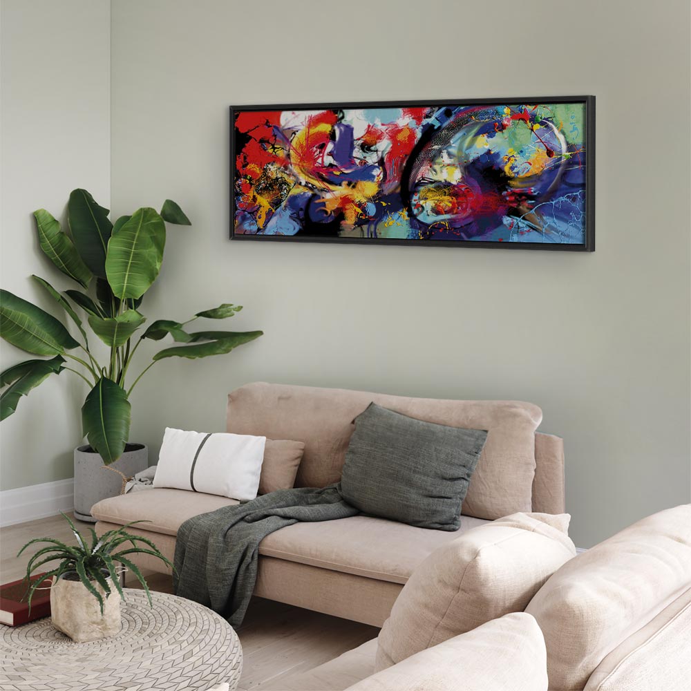 Colourful Abstract Immersion Canvas Print