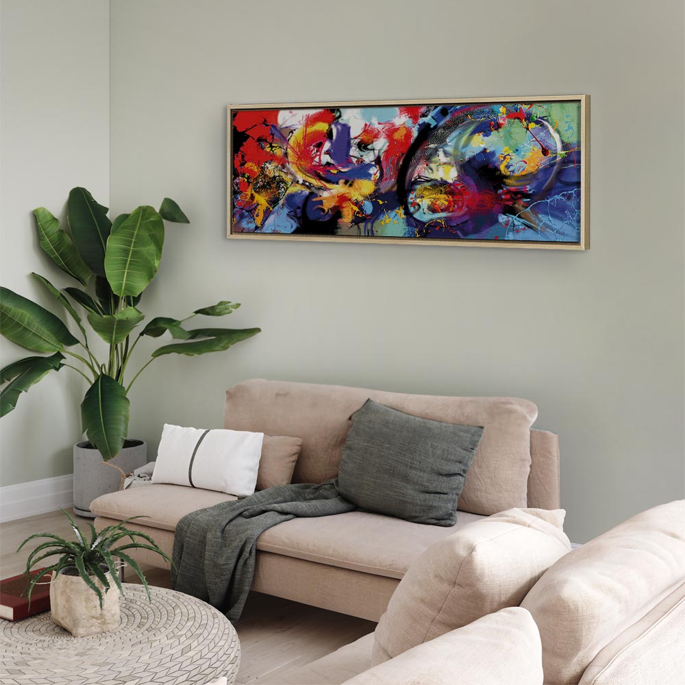 Colourful Abstract Immersion Canvas Print