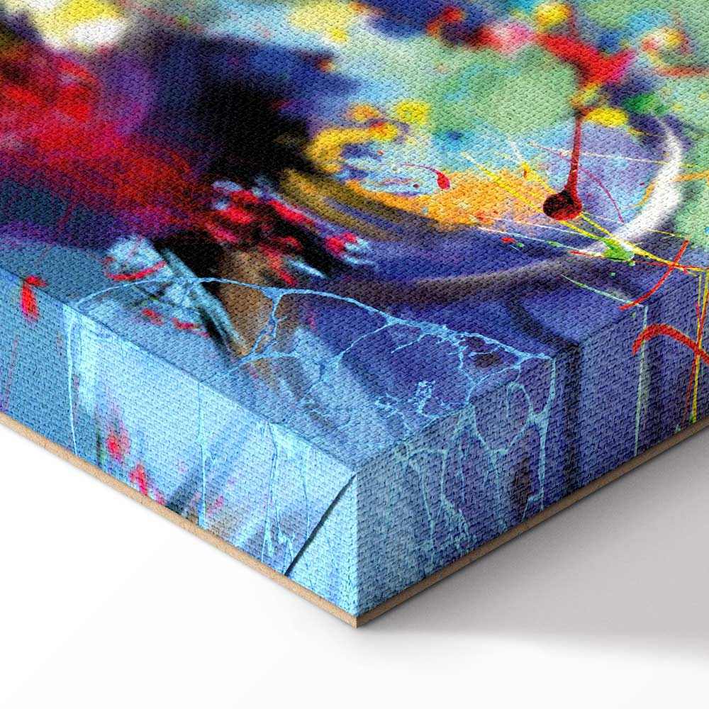 Colourful Abstract Immersion Canvas Print