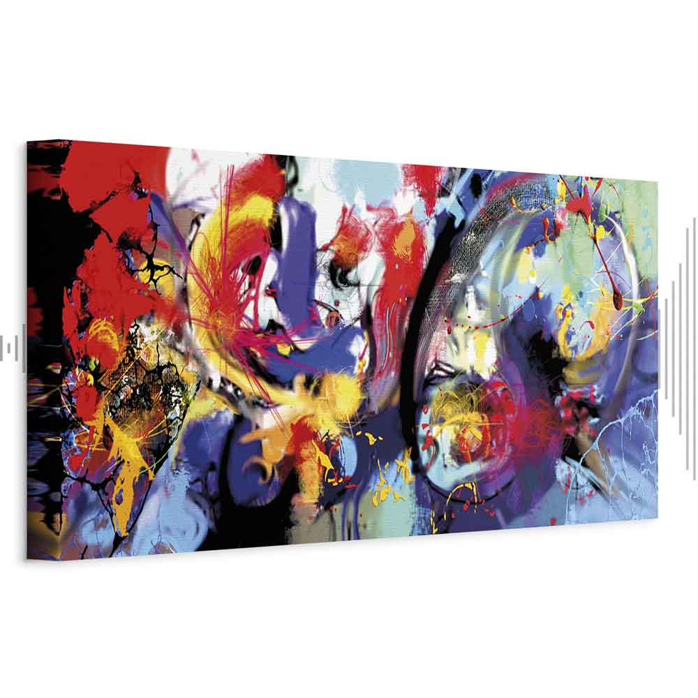 Colourful Abstract Immersion Canvas Print