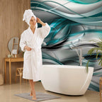 Green Abstract Tunnel Wall Mural