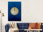 Abstract Canvas Print Featuring Geometric Elements