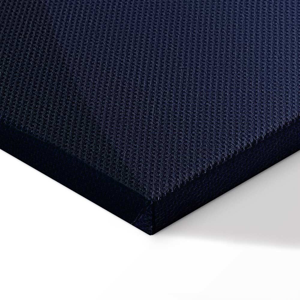 Classic Blue Geometric Abstraction Canvas Print