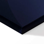 Classic Blue Geometric Abstraction Canvas Print