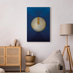 Classic Blue Geometric Abstraction Canvas Print