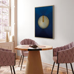 Classic Blue Geometric Abstraction Canvas Print