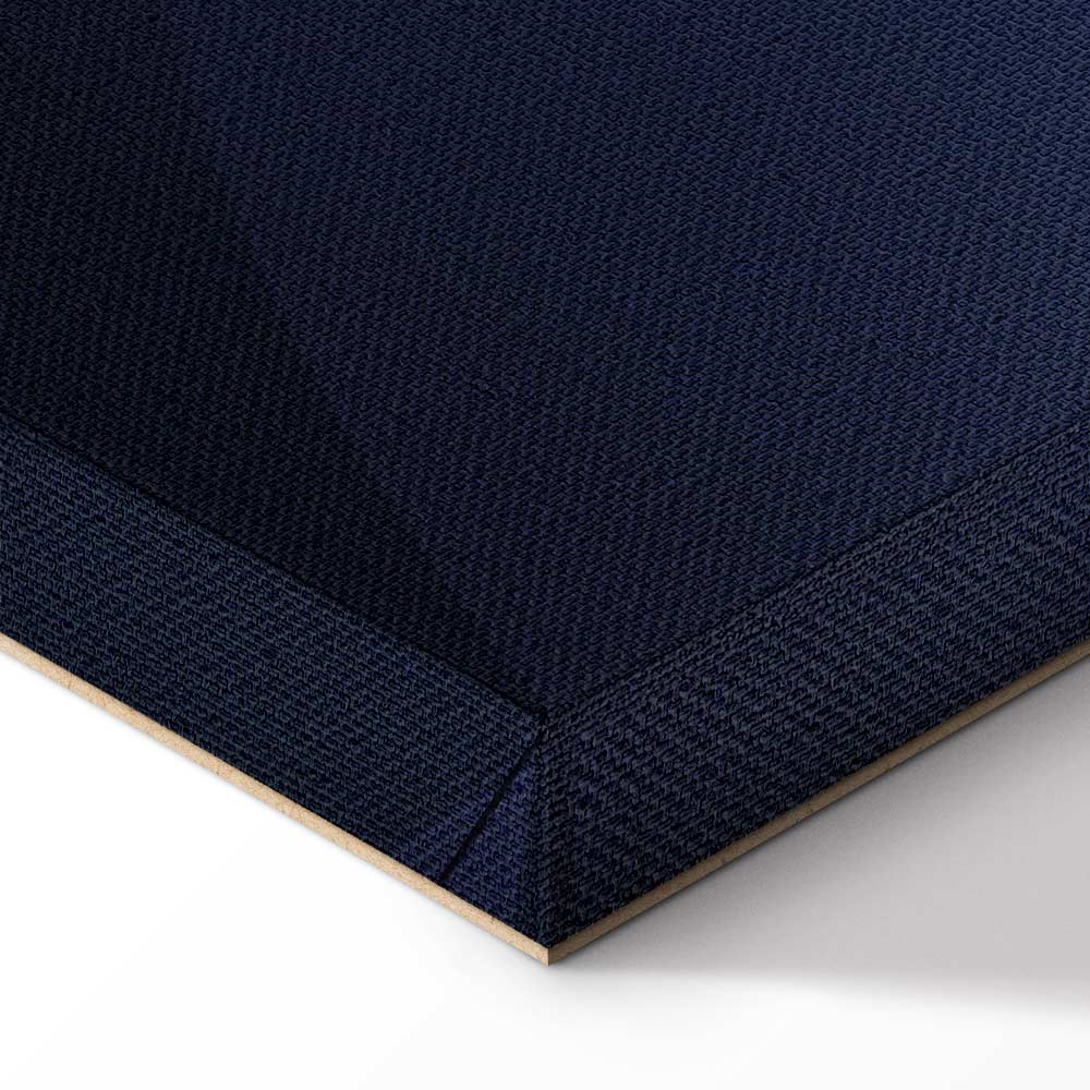 Classic Blue Geometric Abstraction Canvas Print