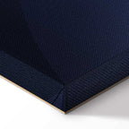 Classic Blue Geometric Abstraction Canvas Print