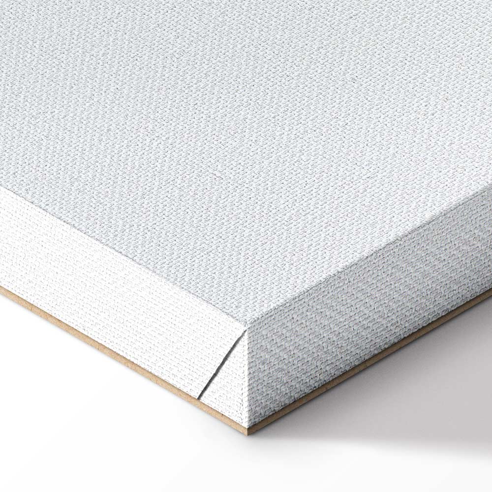 Blue Feather Abstract Vertical Canvas Print