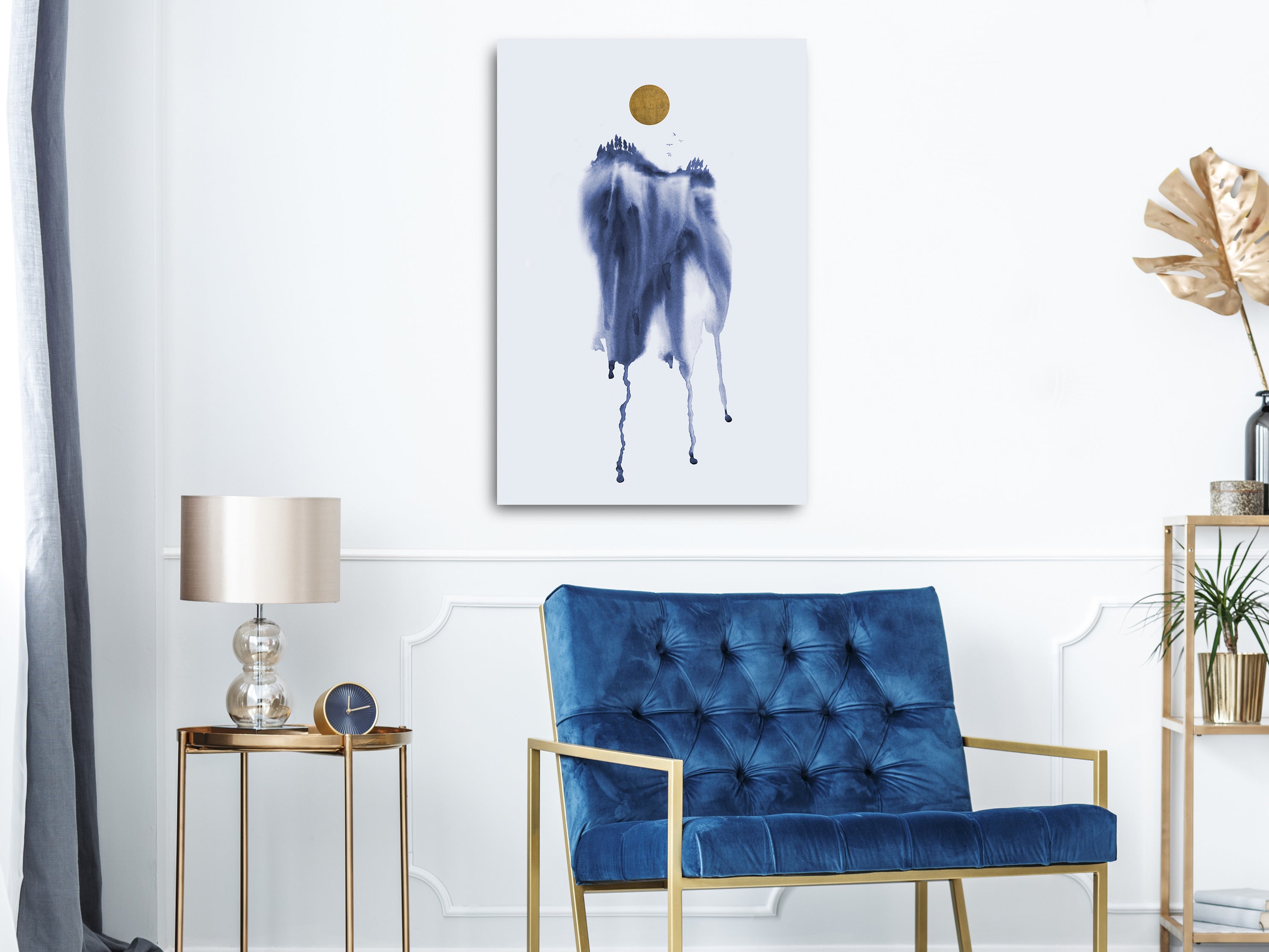 Canvas Print Abstract Watercolor Landscape