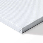 Blue Watercolor Forest Abstract Canvas Print