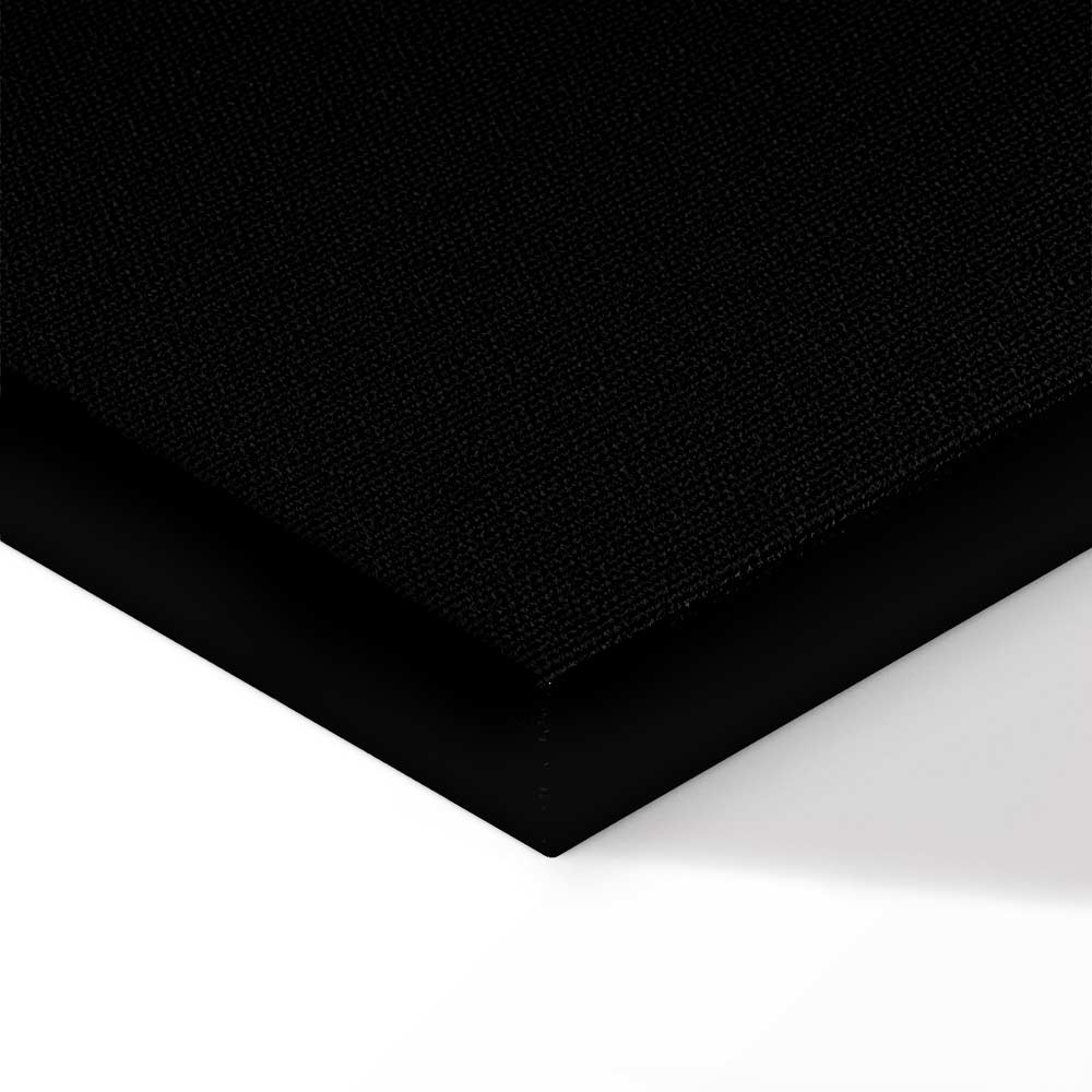 Minimalist Black Flower Modern Canvas Print