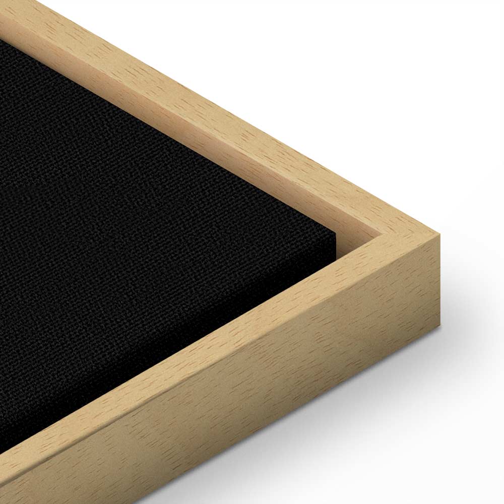 Minimalist Black Flower Modern Canvas Print