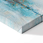Abstract Blue Lagoon Texture Canvas Print