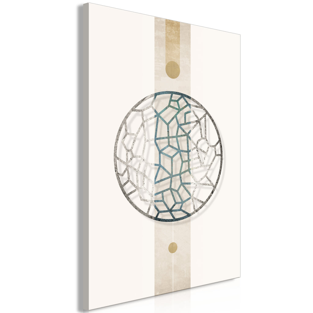 Abstract Shape Canvas Print with Artistic Details