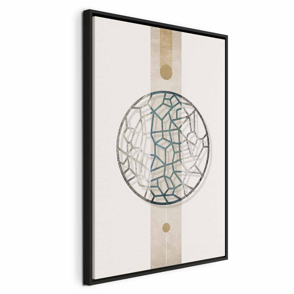 Abstract Circle Geometric Canvas Print