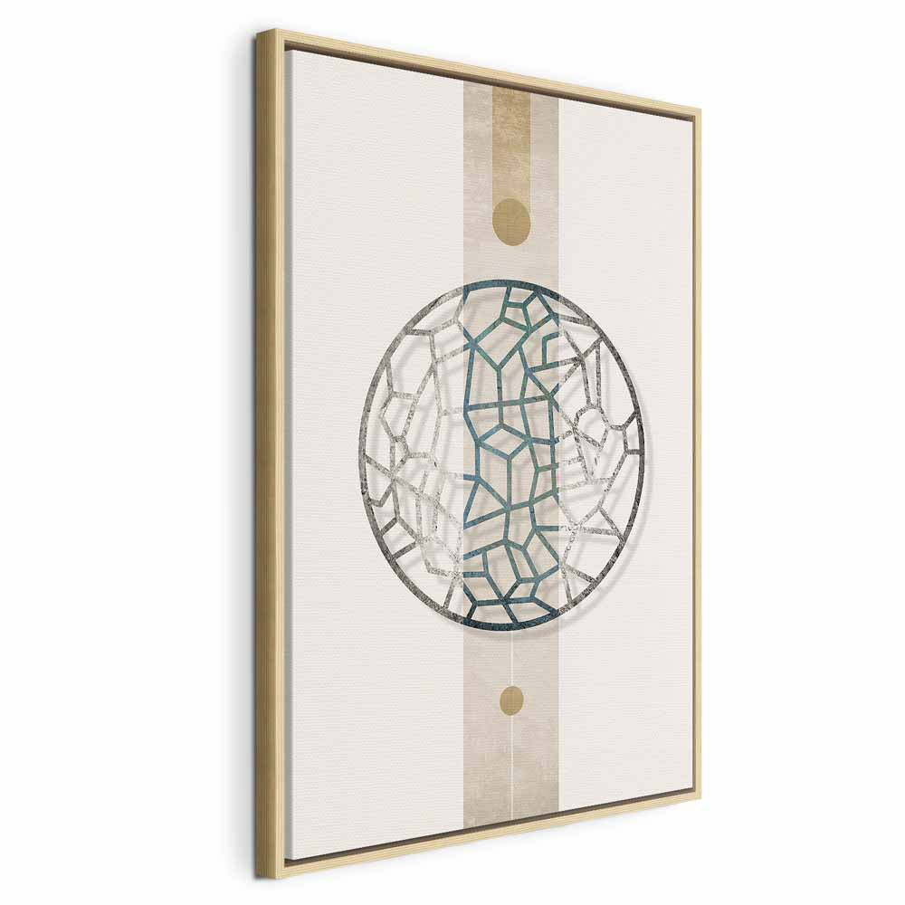 Abstract Circle Geometric Canvas Print