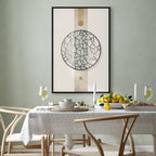 Abstract Circle Geometric Canvas Print