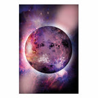 Unknown Planet Colorful Abstract Space Poster