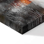 Abstract Sunset Reflection Multicolor Canvas Print