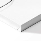 Silhouette Figures Black Vertical Canvas Print