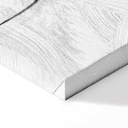 Silhouette Figures Black Vertical Canvas Print