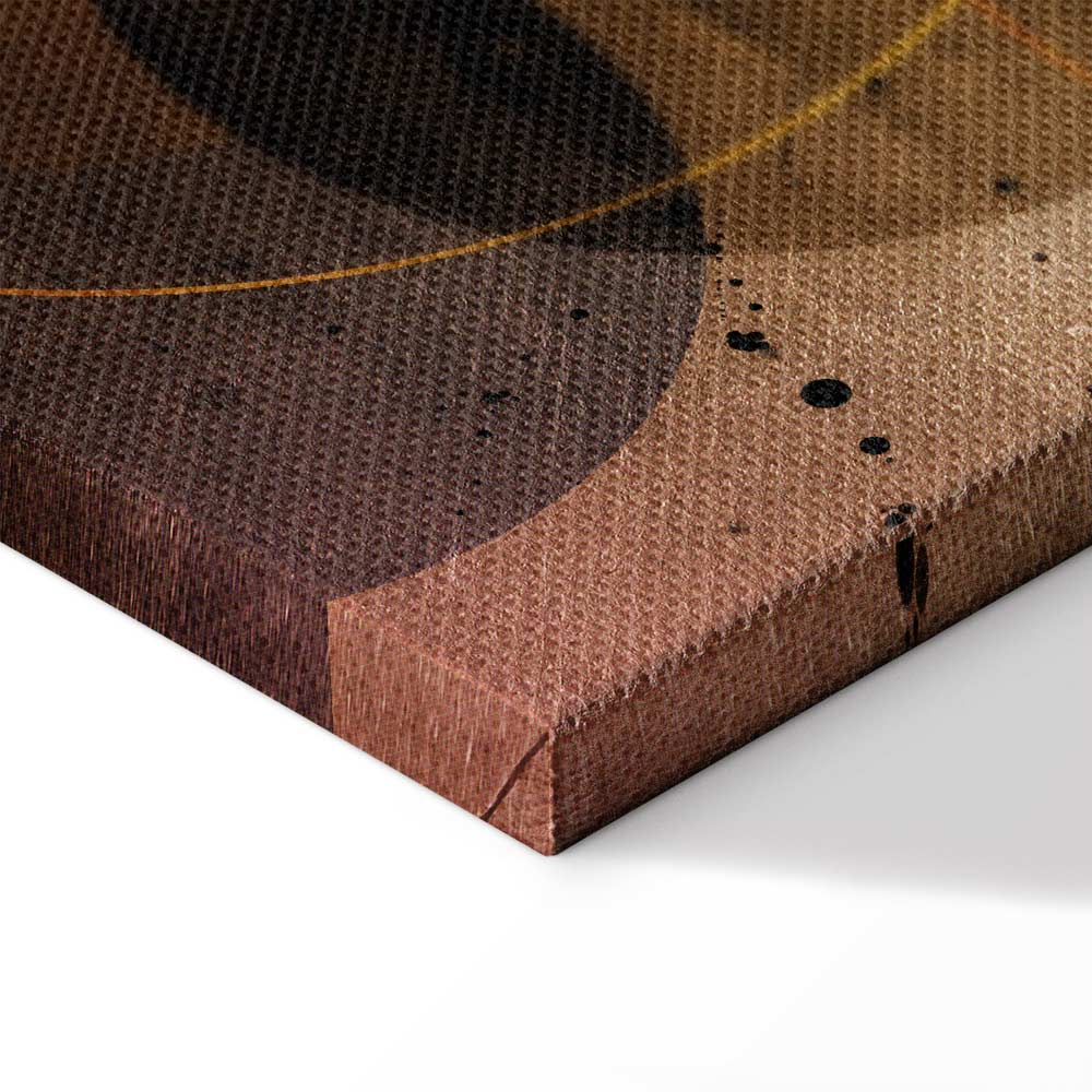 Abstract Geometric Sun Journey Canvas Print