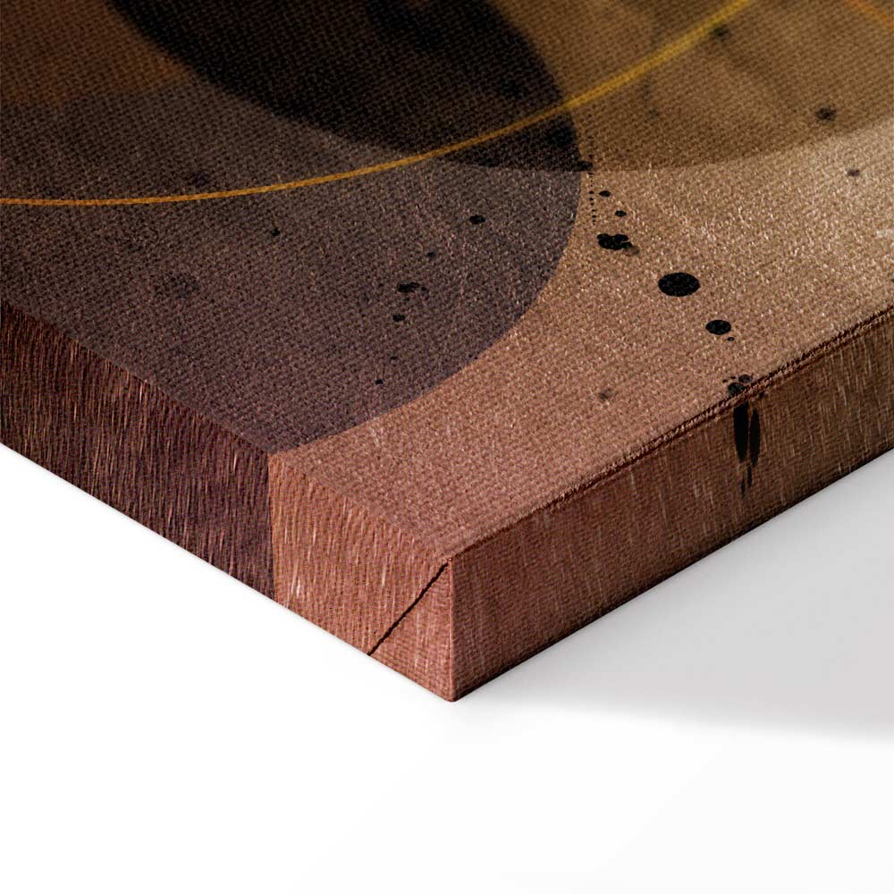 Abstract Geometric Sun Journey Canvas Print