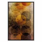 Abstract Geometric Sun Journey Canvas Print