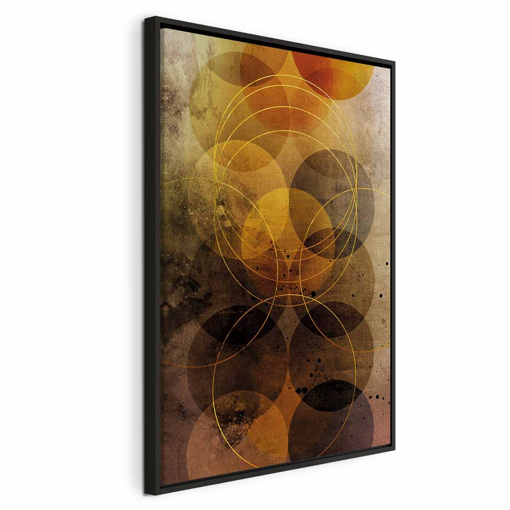 Abstract Geometric Sun Journey Canvas Print