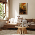 Abstract Geometric Sun Journey Canvas Print