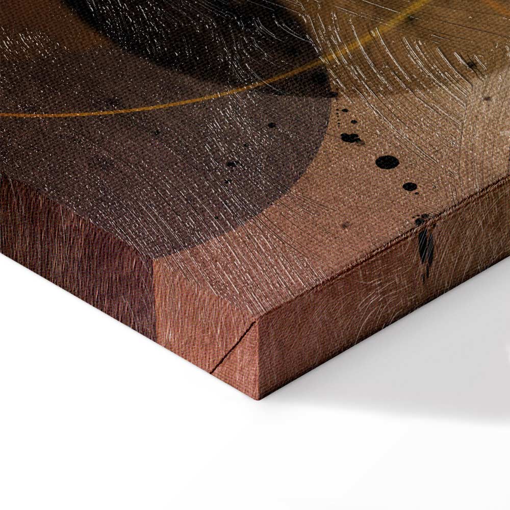 Abstract Geometric Sun Journey Canvas Print