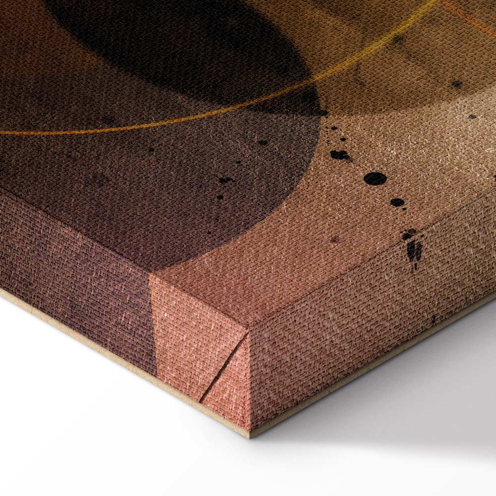 Abstract Geometric Sun Journey Canvas Print