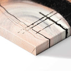 Hand-Painted Abstract Shapes Modern Canvas Print