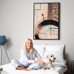 Hand-Painted Abstract Shapes Modern Canvas Print