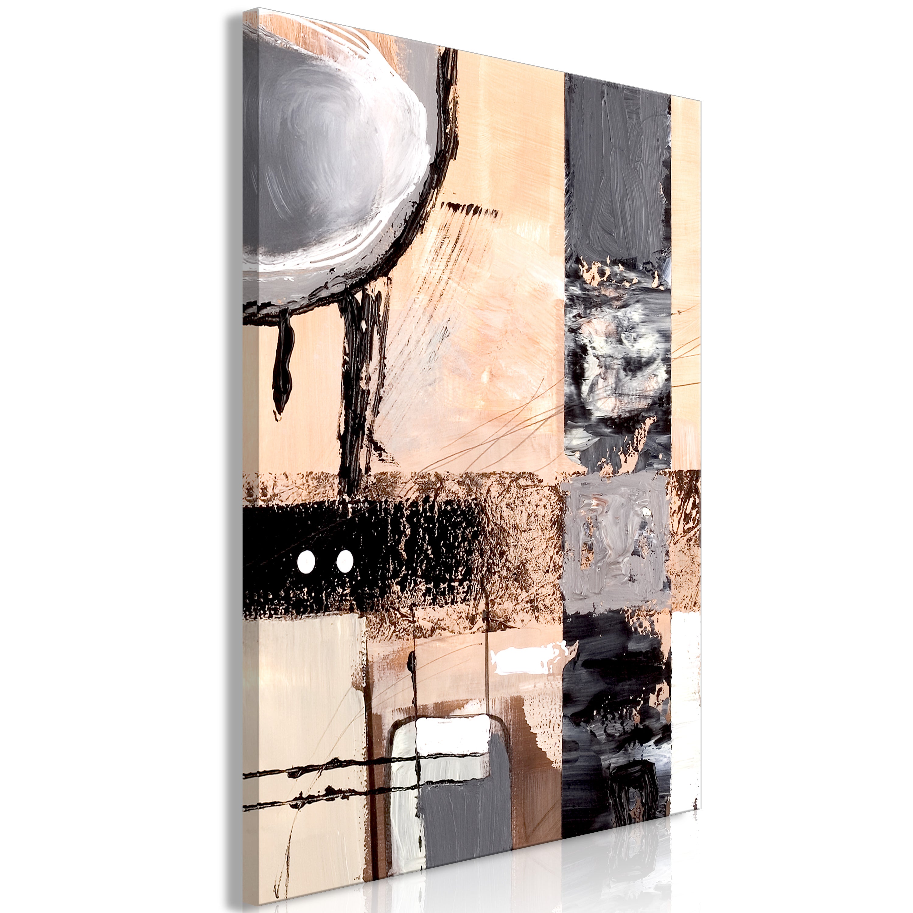 Canvas Print with Abstract Artistic Background